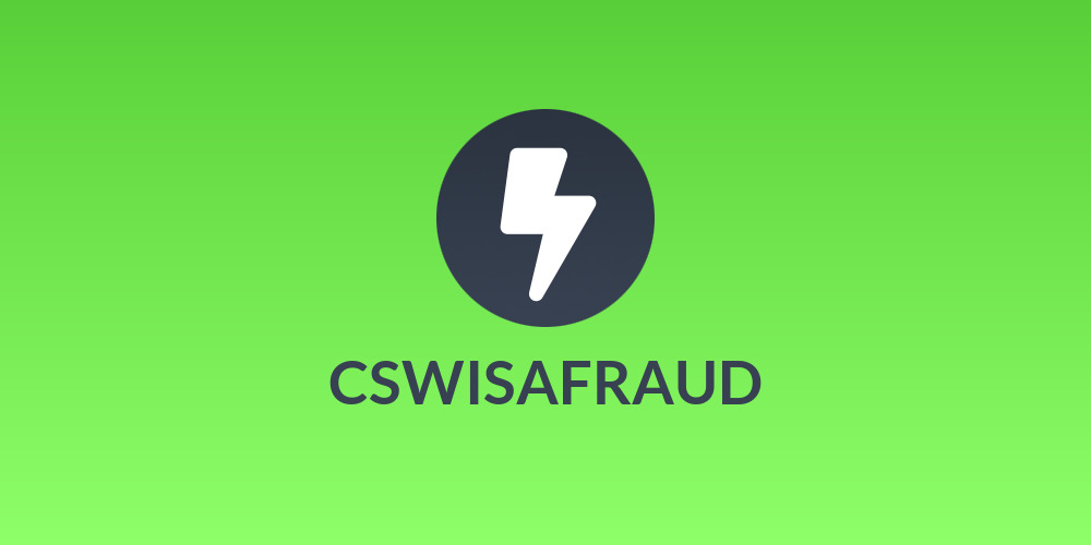 CSWISAFRAUD