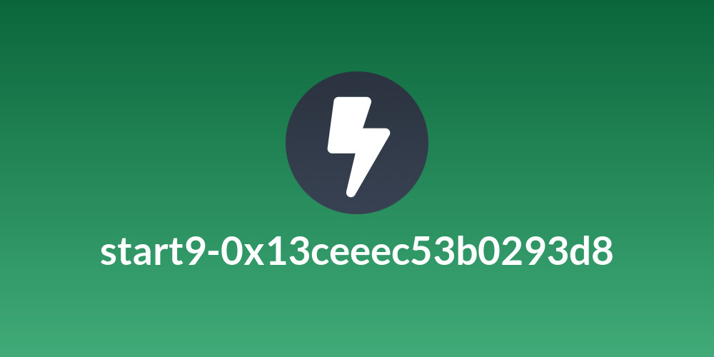 start9-0x13ceeec53b0293d8