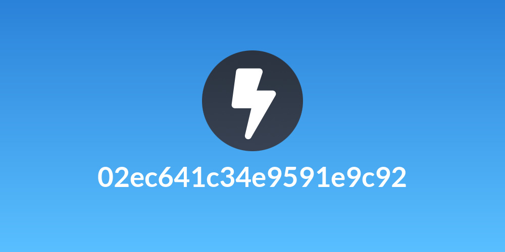 02ec641c34e9591e9c92