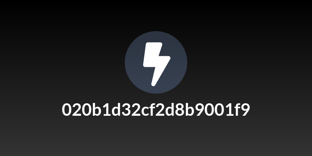 020b1d32cf2d8b9001f9