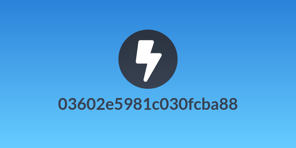 03602e5981c030fcba88
