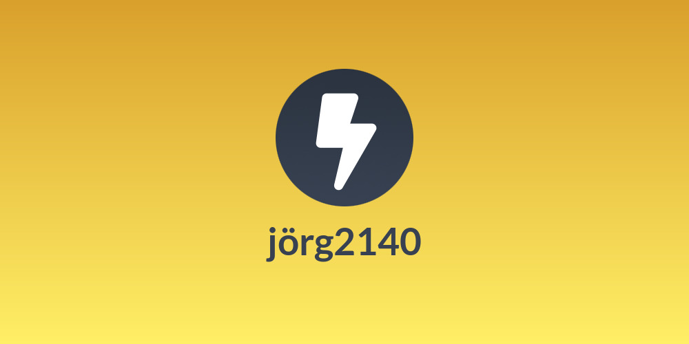 jörg2140⚡️
