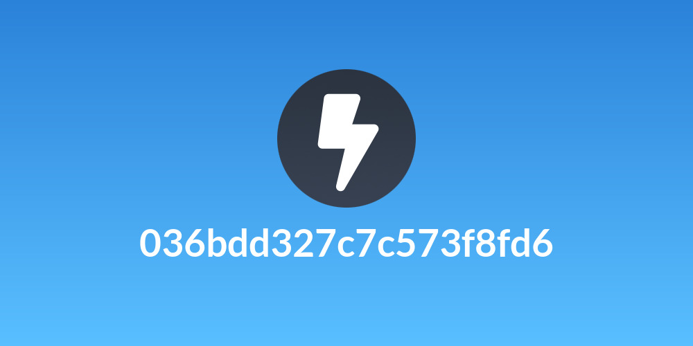 036bdd327c7c573f8fd6