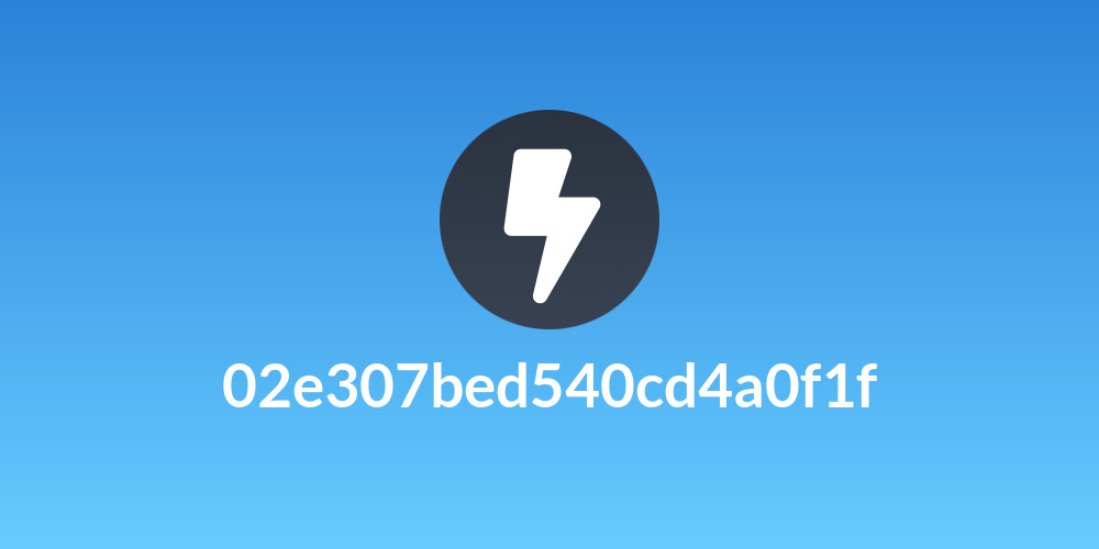 02e307bed540cd4a0f1f