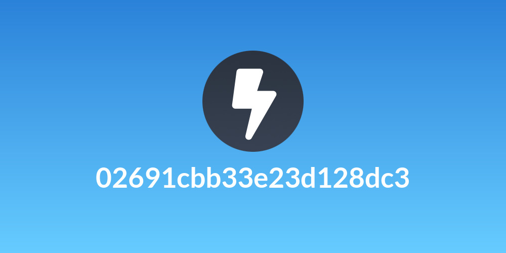 02691cbb33e23d128dc3