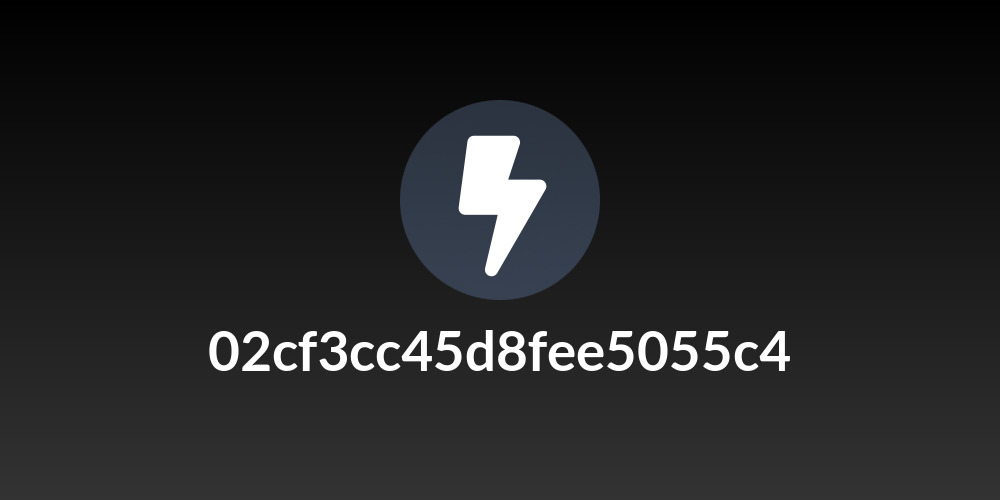 02cf3cc45d8fee5055c4