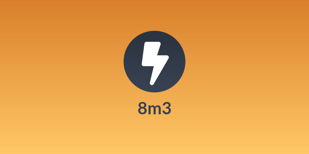 8m3
