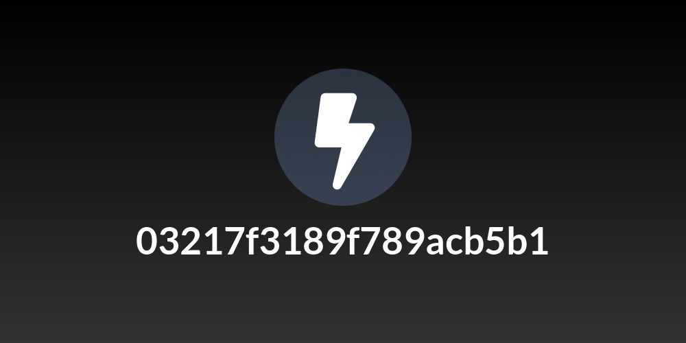 03217f3189f789acb5b1