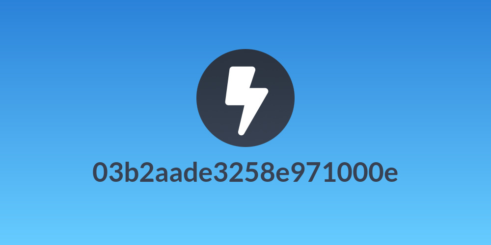 03b2aade3258e971000e