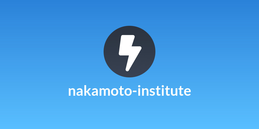 nakamoto-institute