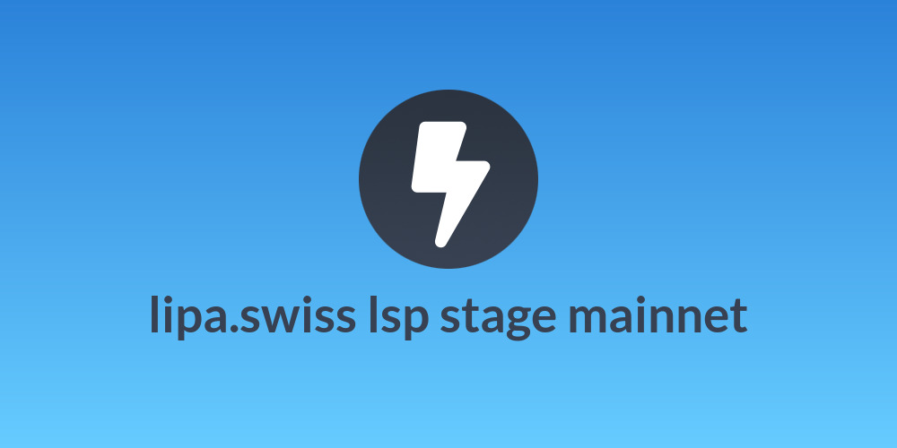 lipa.swiss lsp stage mainnet
