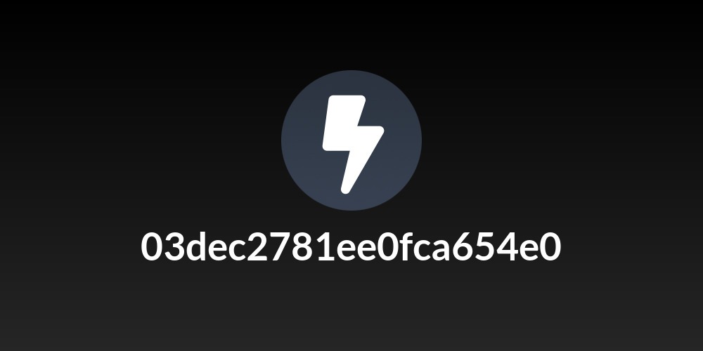 03dec2781ee0fca654e0