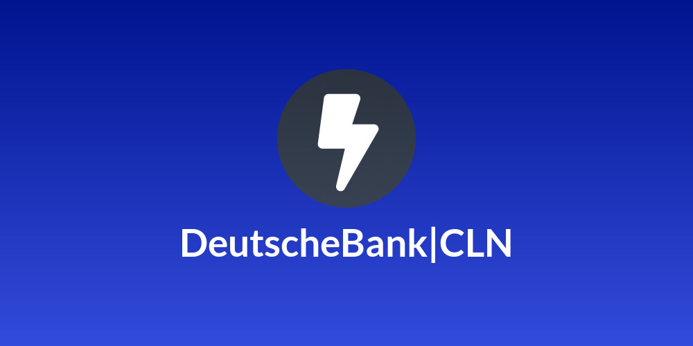 DeutscheBank|CLN