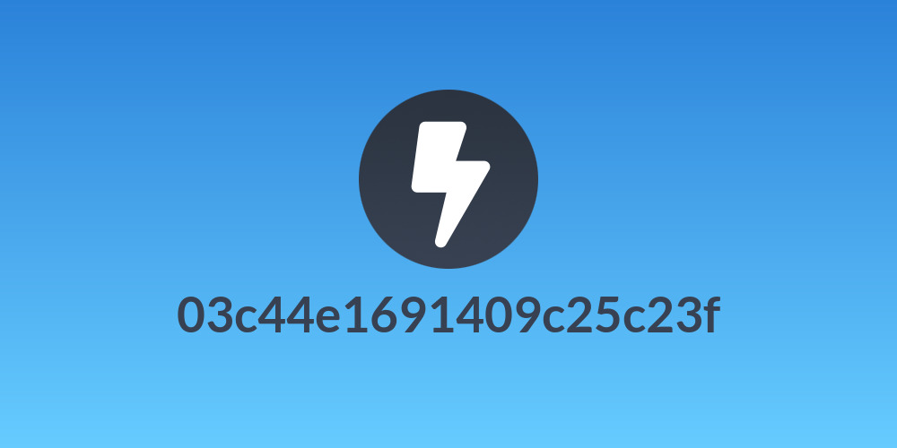 03c44e1691409c25c23f