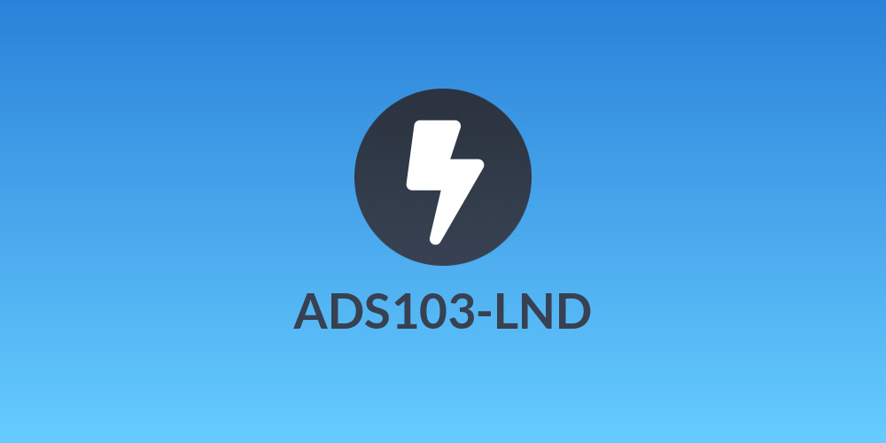 ADS103-LND