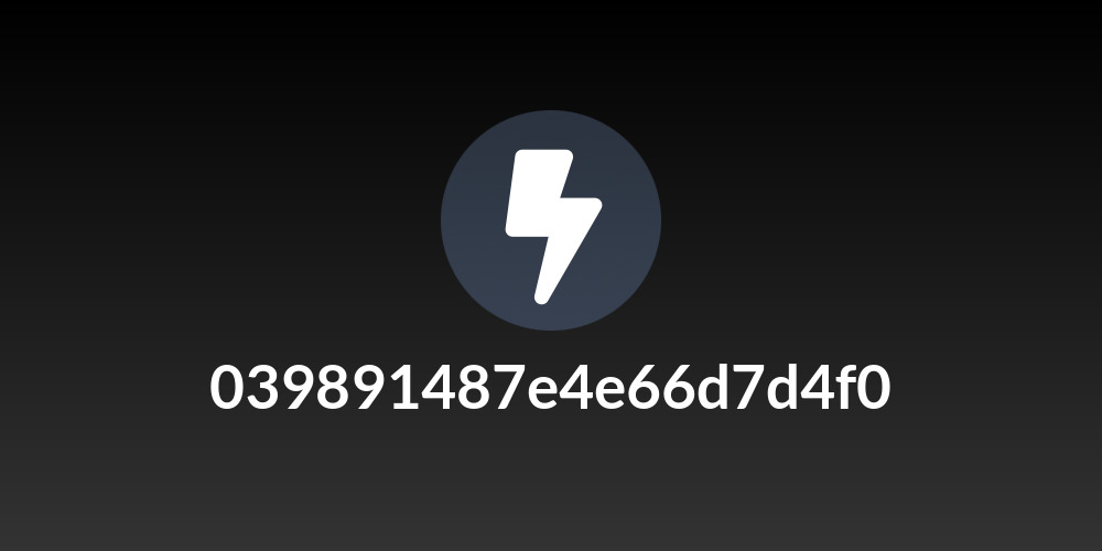 039891487e4e66d7d4f0