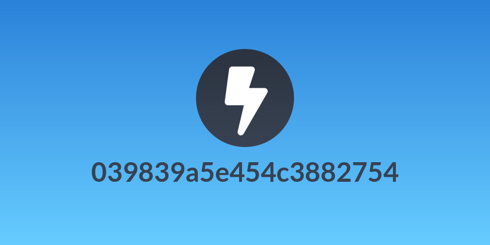 039839a5e454c3882754
