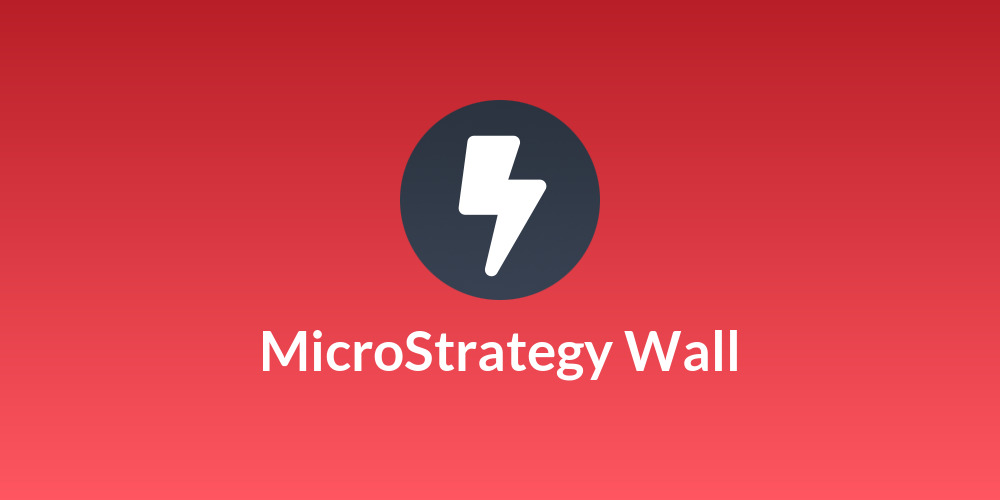MicroStrategy Wall