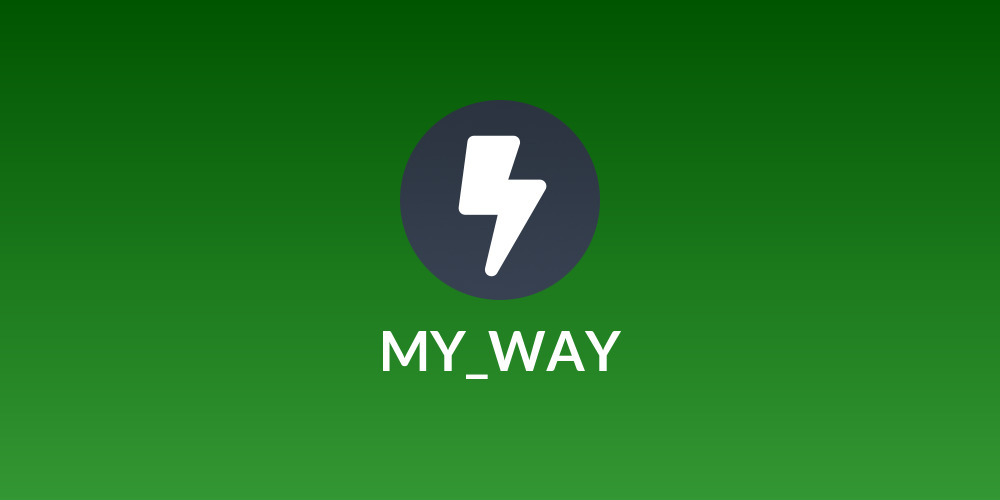 MY_WAY