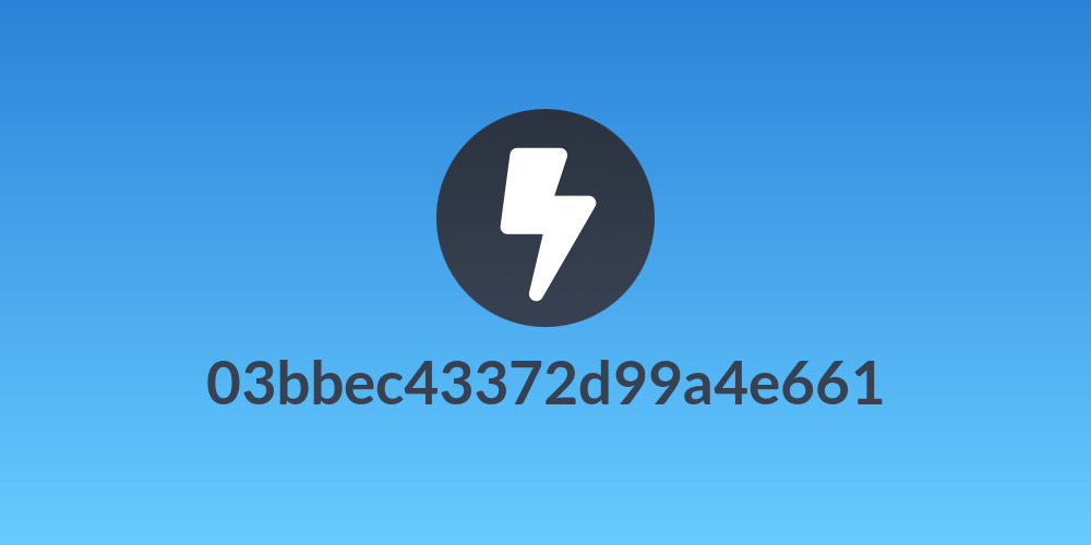 03bbec43372d99a4e661