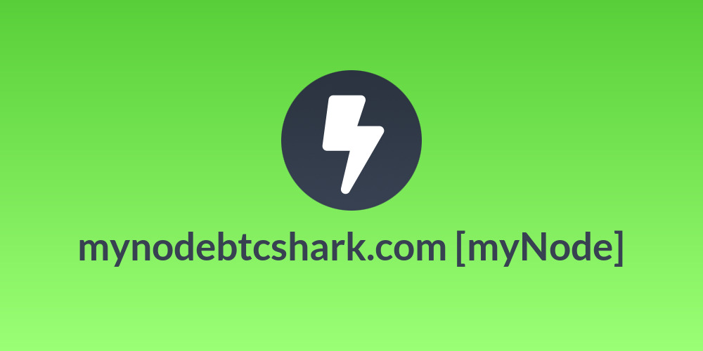mynodebtcshark.com [myNode]