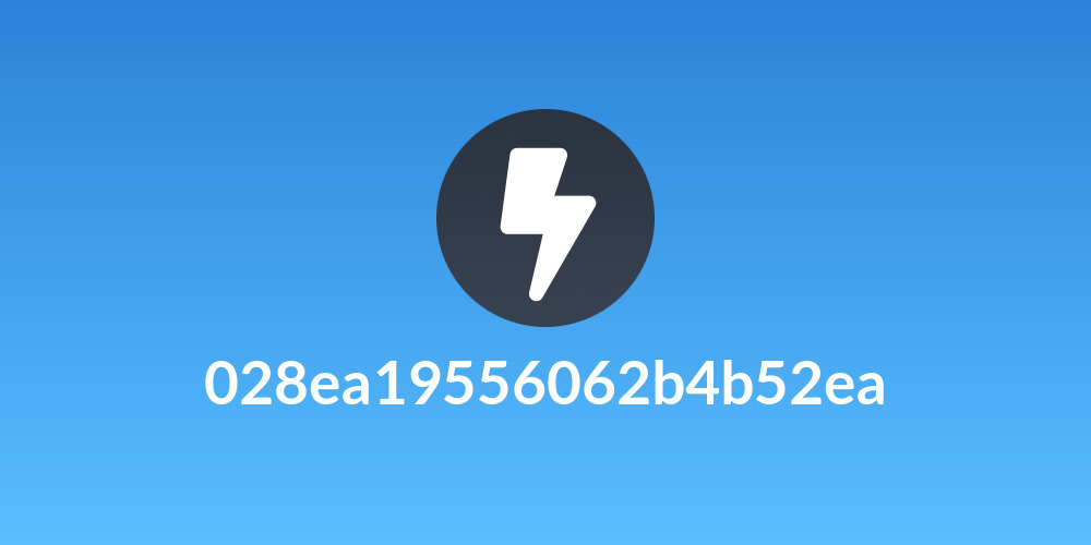 028ea19556062b4b52ea