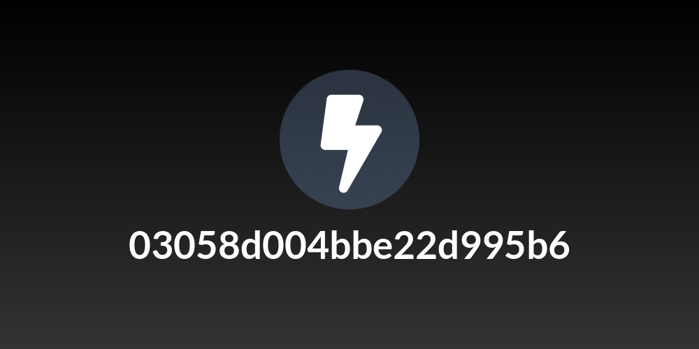 03058d004bbe22d995b6
