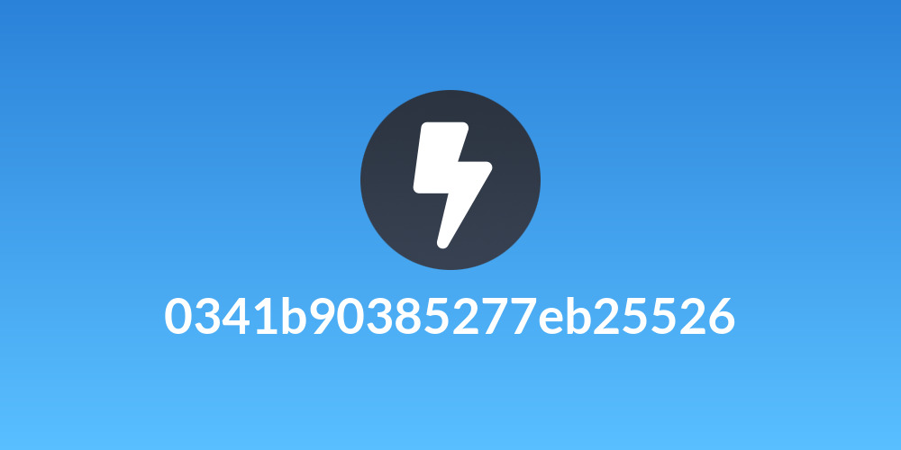 0341b90385277eb25526