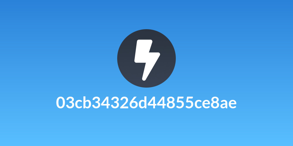 03cb34326d44855ce8ae