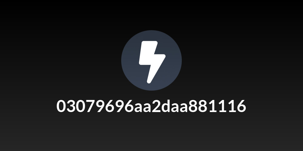 03079696aa2daa881116