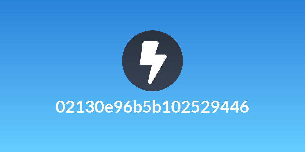 02130e96b5b102529446