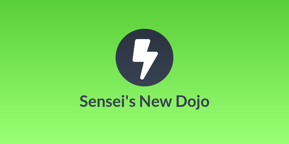 Sensei's New Dojo