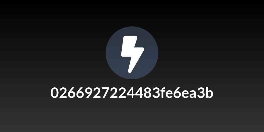 0266927224483fe6ea3b