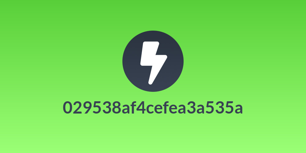 029538af4cefea3a535a