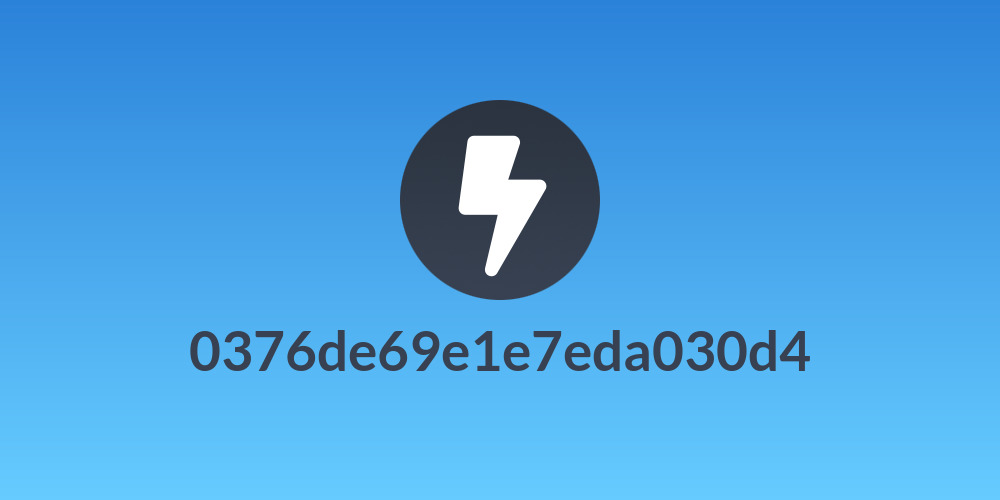 0376de69e1e7eda030d4