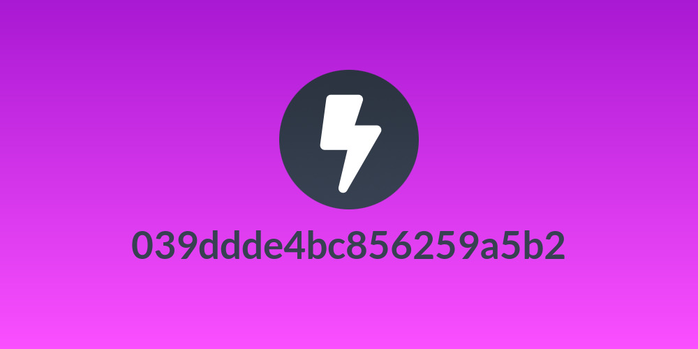 039ddde4bc856259a5b2