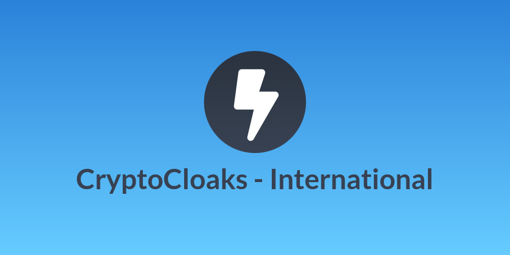 CryptoCloaks - International