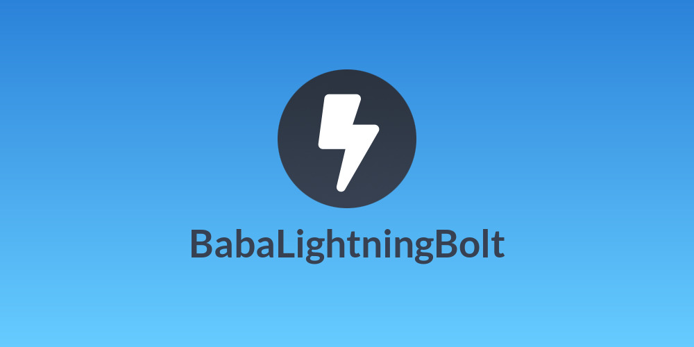 BabaLightningBolt⚡
