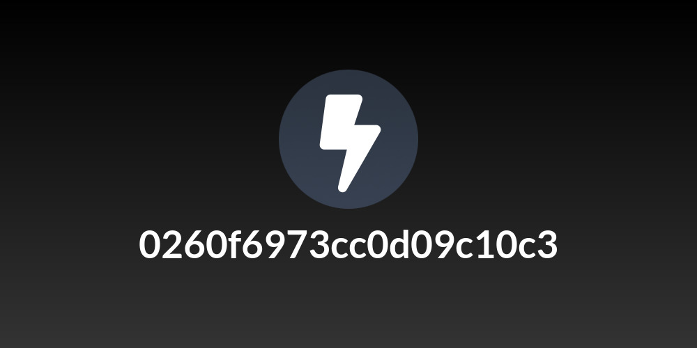 0260f6973cc0d09c10c3