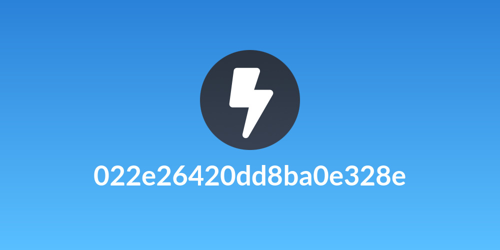 022e26420dd8ba0e328e