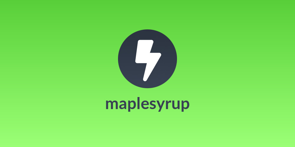 maplesyrup