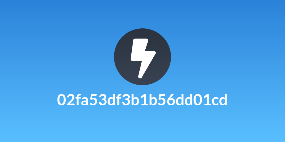02fa53df3b1b56dd01cd