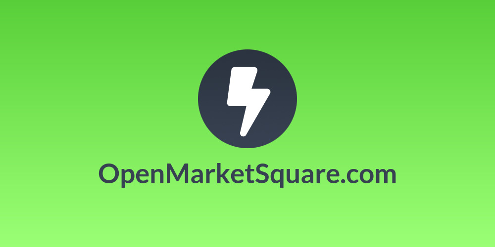 OpenMarketSquare.com