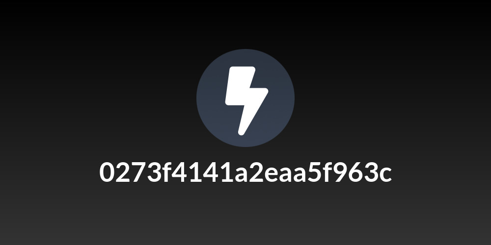 0273f4141a2eaa5f963c