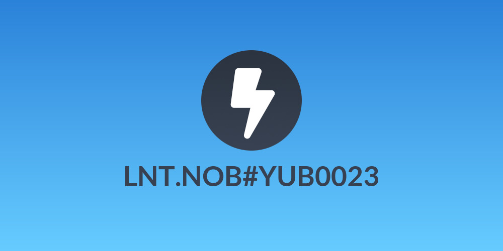 LNT.NOB#YUB0023