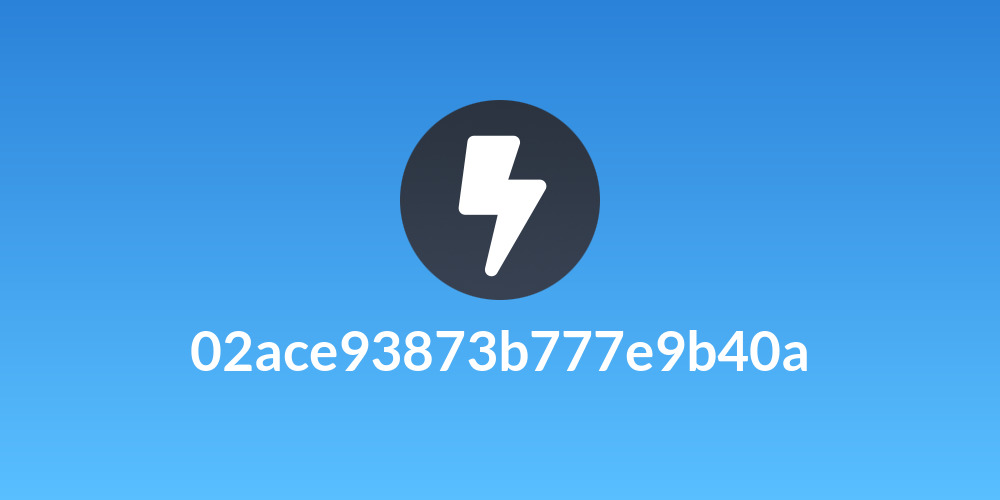 02ace93873b777e9b40a