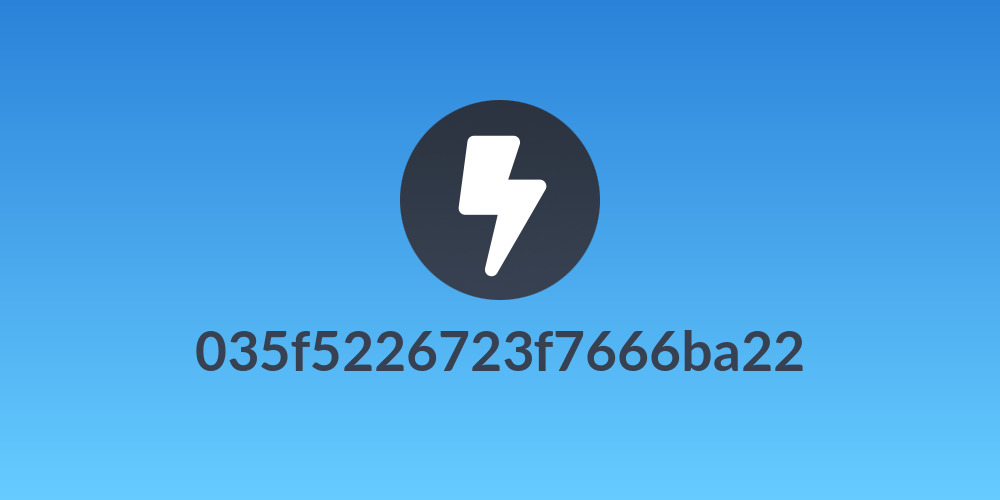 035f5226723f7666ba22