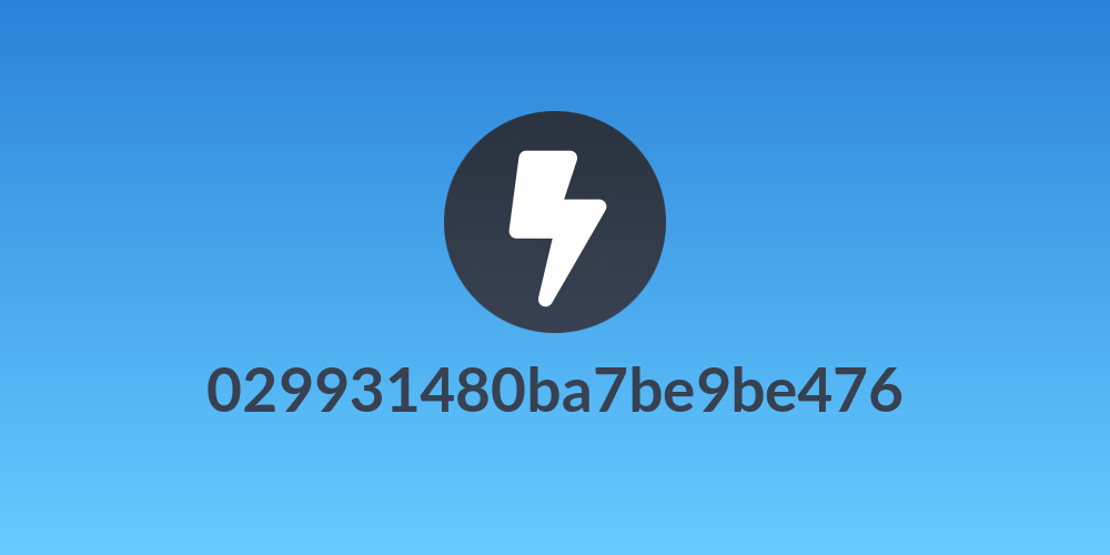 029931480ba7be9be476