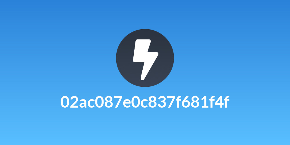 02ac087e0c837f681f4f