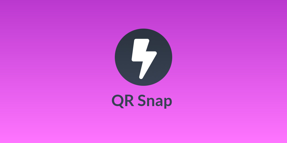 QR Snap 🟧
